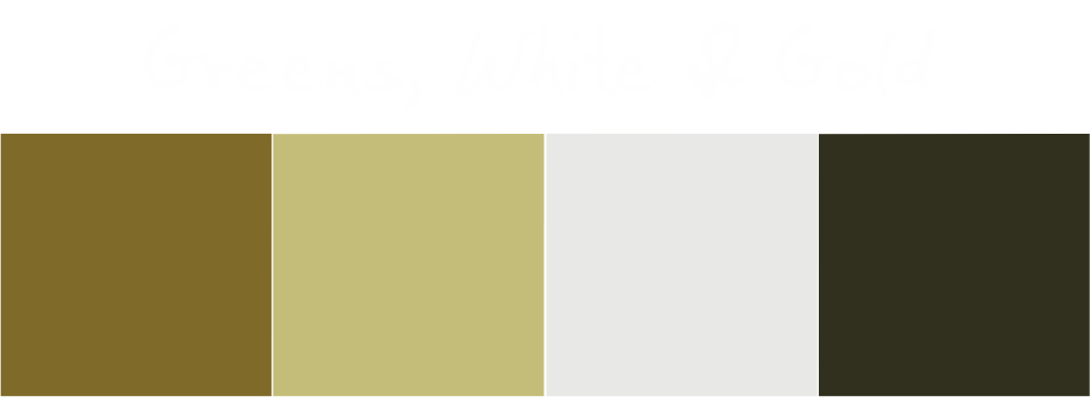 Green, White & Gold